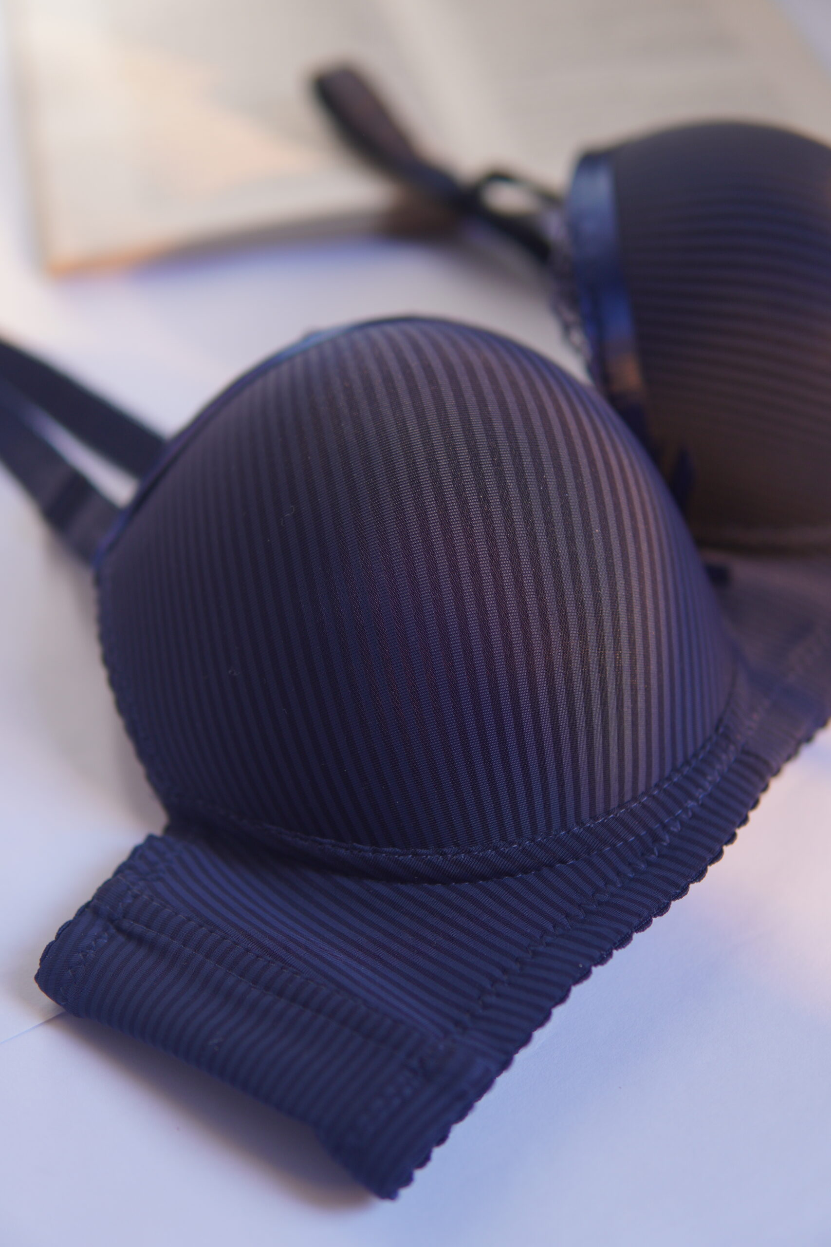 Navy Blue Comfort T-Shirt Bra - Image 2