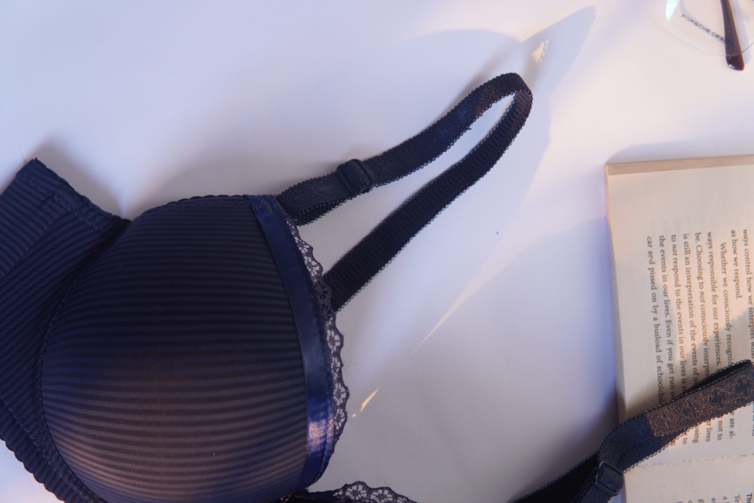 Navy Blue Comfort T-Shirt Bra - Image 4