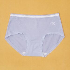 High Waist White Cotton Panty