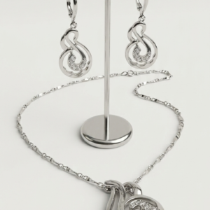 Serpentine Swirl Silver-Plated Jewelry Set
